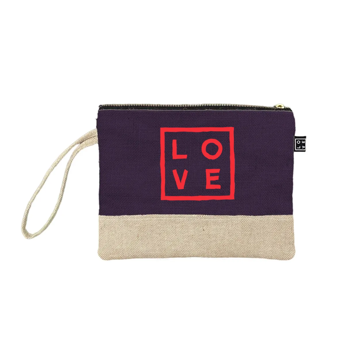 2-Tones Clutch - Purple – Natural Elegance by LOVE